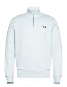 Half Zip Sweatshirt Blue Fred Perry