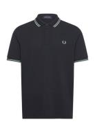 Twin Tipped Fp Shirt Navy Fred Perry