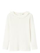 Nmfrachel Nis Ls Slim Top Lil Noos Cream Lil'Atelier