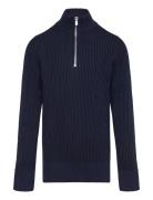 Jprblaliam Knit Half Zip Bf Jnr Navy Jack & J S