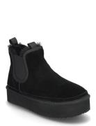 Rhbolina Chelsea Plateau Boot Black Rosemunde