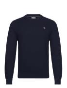 Structured Cotton C-Neck Navy GANT