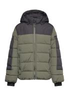 Jacket - Quilt Green Color Kids