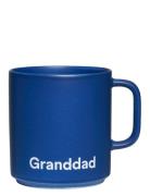 Favourite Cup With Handle Blue Design Letters