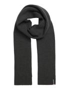 Essential Logo Knitted Scarf Grey Superdry