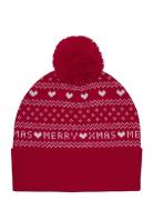 Onlvivienne Xmas Beanie Acc Red ONLY