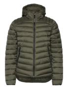 Hooded Fuji Sport Padded Jkt Green Superdry