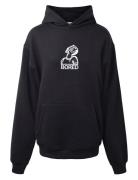 Hoodie W/Embroidery Black Hound