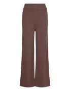 Yasfonny Hw Knit Pant S. Noos Brown YAS