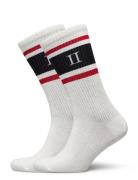 William Stripe 2-Pack Socks White Les Deux