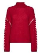 Vichoca New L/S Knit Pullover Red Vila