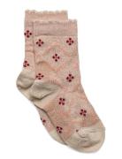 Freja Glitter Socks Pink Mp Denmark