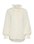 Cucamusa Flounce Shirt Cream Culture