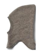 Wool Fleece Balaclava Eli Brown Wheat