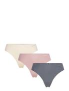 Thong 3Pk Patterned Calvin Klein