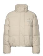 Chenille Monologo Puffer Cream Calvin Klein Jeans