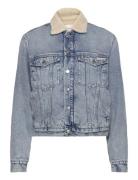 Regular Sherpa Denim Jacket Blue Calvin Klein Jeans