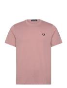 Crew Neck T-Shirt Pink Fred Perry