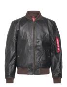 Ma-1 Leather Lf Brown Alpha Industries