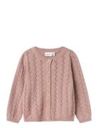 Nmfbanni Ls Knit Card Noos Pink Name It