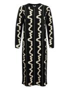 Objray L/S Long Dress E Div Black Object