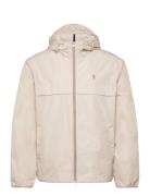 Full-Zip Hooded Jacket Beige Polo Ralph Lauren