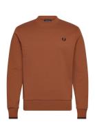 Crew Neck Sweatshirt Brown Fred Perry