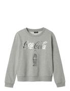 Nlfsusi Cocacola Sweat Bru Bfu Grey LMTD