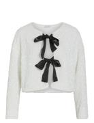 Viaria L/S O-Neck Cardigan/Dc/Ka White Vila