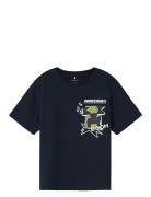 Nkmodet Minecraft Ss Nreg Top Box Bfu Navy Name It