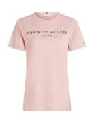 Reg Corp Logo C-Nk Ss Pink Tommy Hilfiger