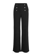 Stretch Jersey Wide-Leg Pant Black Lauren Ralph Lauren