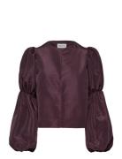 Zoey Blouse Burgundy Malina