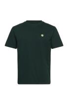 Wwace Badge T-Shirt Green Double A By Wood Wood