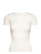 Rwbelize Ss O-Neck T-Shirt Cream Rosemunde