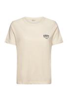 Reg Small Graphic Ss T-Shirt Cream GANT