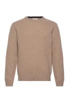 Cfkarl Lambswool Crew Neck Kni Beige Casual Friday