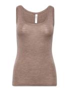 Camisole Merino Wool Brown Lindex