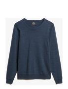 Merino Crew Jumper Navy Superdry