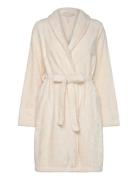 Fleece Bathrobe Cream Hunkemöller