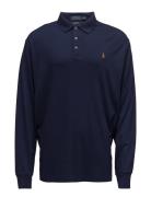 Custom Slim Fit Soft Cotton Polo Shirt Blue Polo Ralph Lauren