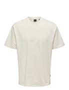 Onsfred Life Rlx Ss Tee Noos White ONLY & SONS