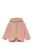 Jacket Ears Cotton Fleece Pink Huttelihut