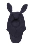 Balaclava Ears Wool Fleece Navy Huttelihut