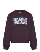 Organic Sweat Talinka Sweatshirt Burgundy Mads Nørgaard