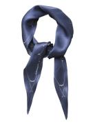 Pencia Diamond Scarf Navy Becksöndergaard