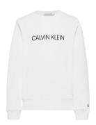 Institutional Logo Sweatshirt White Calvin Klein