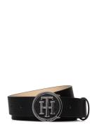 Th Round Buckle Belt 3.0 Black Tommy Hilfiger