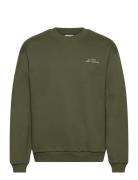 Crew Sweatshirt Green Les Deux