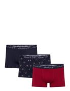 Skier Print Trunk 3-Pack Gb Navy GANT